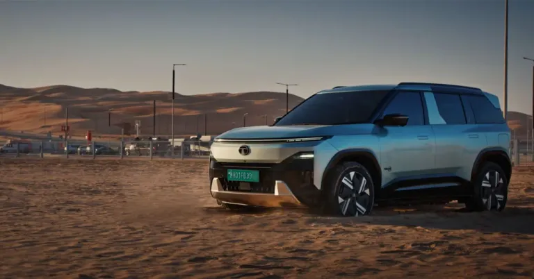 tata sierra ev tal Moreeb dune bashing