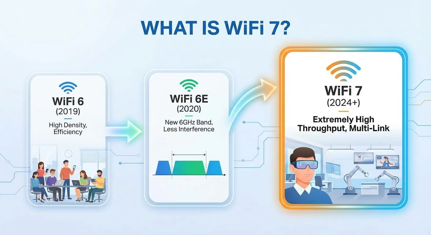WiFi 7 म्हणजे काय? 2026 साठी सर्वोत्कृष्ट एंटरप्राइझ वायफाय 7 ऍक्सेस पॉइंट्स – network-switch.com