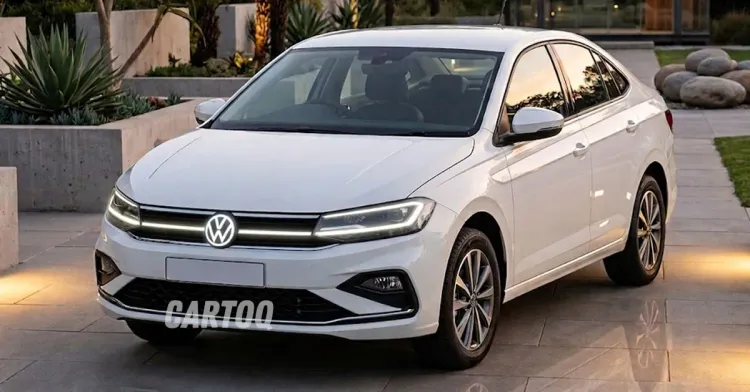 volkswagen virtus facelift पांढरा volkswagen virtus facelift पांढरा