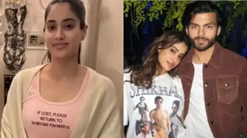 जान्हवी कपूरने नाईट सूटमध्ये तिच्या प्रियकरासाठी एक सुंदर कॅप्शन लिहिली, चाहते उत्साहात झाले