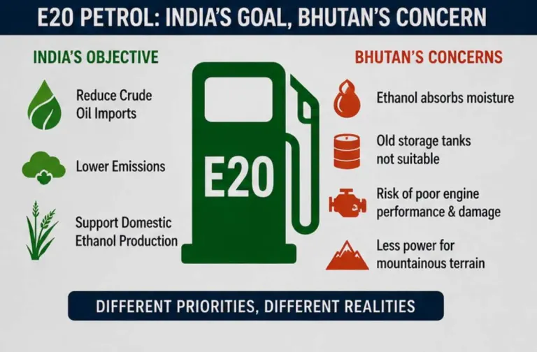 bhutan-e20-इंधन-चिंता bhutan-e20-इंधन-चिंता