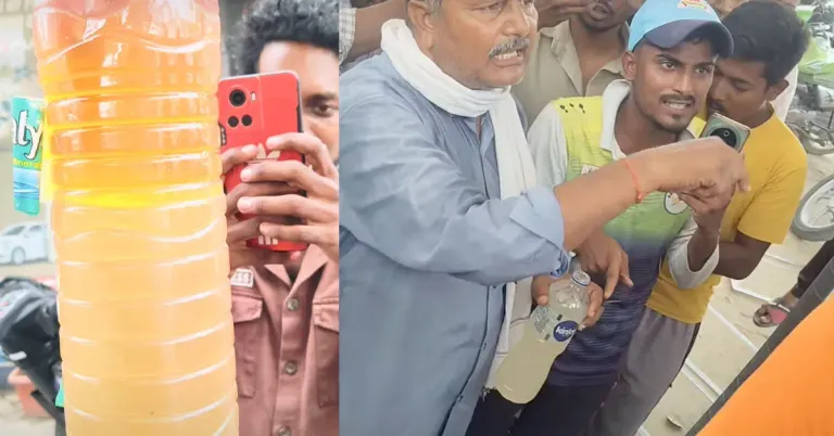विचित्र द्रव वितरीत करणारे पेट्रोल पंप विचित्र द्रव वितरीत करणारे पेट्रोल पंप