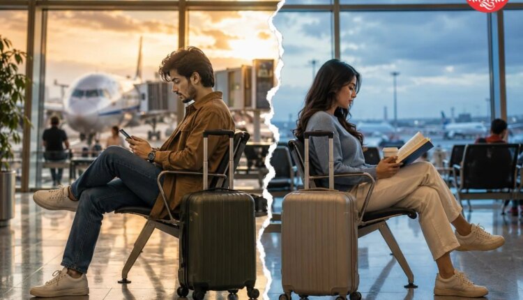 airport divorce viral travel trend explained