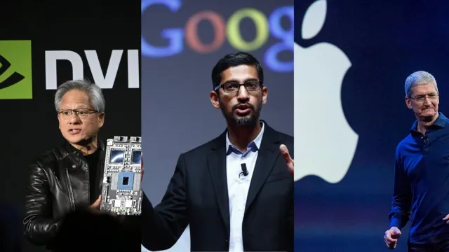 जगातील सर्वात मौल्यवान कंपन्या 2026: Nvidia US$4 ट्रिलियनपेक्षा जास्त आघाडीवर, Alphabet ने Apple ला मागे टाकले.