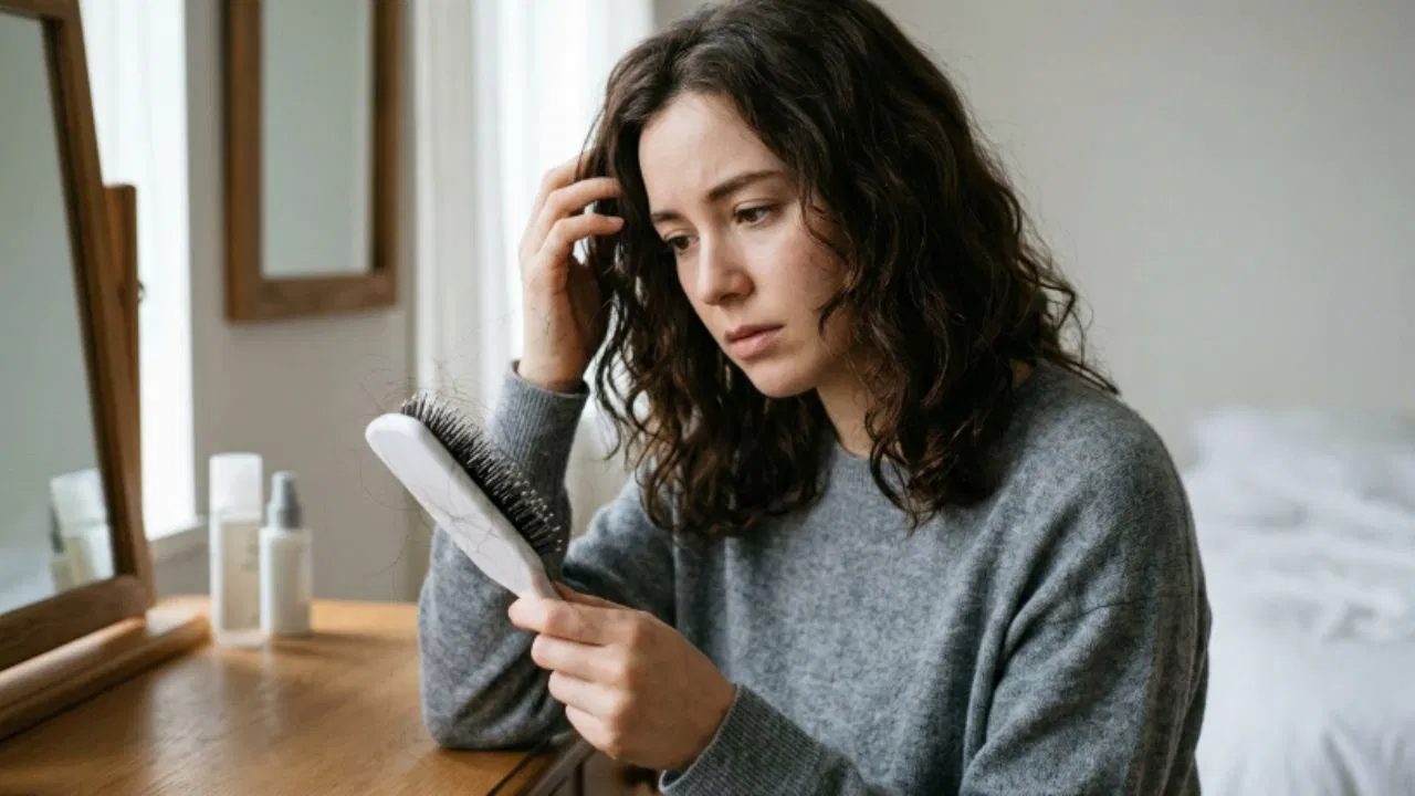 Alopecia areata: मेयो क्लिनिकच्या मते, हा एक स्वयंप्रतिकार रोग आहे ज्यामध्ये शरीराची रोगप्रतिकारक शक्ती चुकून केसांच्या कूपांवर हल्ला करते. यामुळे डोक्याच्या किंवा दाढीच्या काही भागातून अचानक केस गळू शकतात, गोल, उघडे डाग पडू शकतात. काही लोकांमध्ये, केस कालांतराने पुन्हा वाढतात, तर काही प्रकरणांमध्ये उपचार आवश्यक असतात.