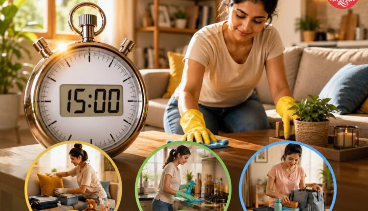 5 5 5 rule home cleaning method benefits