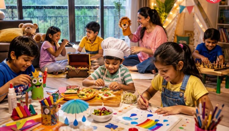 best indoor activities for kids during monsoon