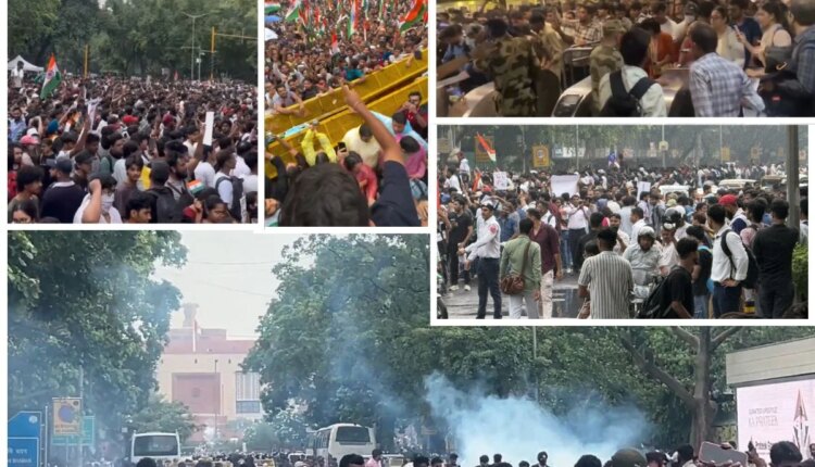 Cockroach Janata Party, cjp protest at Parliament House, Delhi protest, jantar mantar cjp protest, cjp protest march, delhi protest news, cjp protest news, cjp protest in delhi, cockroach janta party protest, sansad march, जंतर मंतर आंदोलन, दिल्ली बातमी, संसद भवन आंदोलन अपडेट, दिल्ली पोलीस
