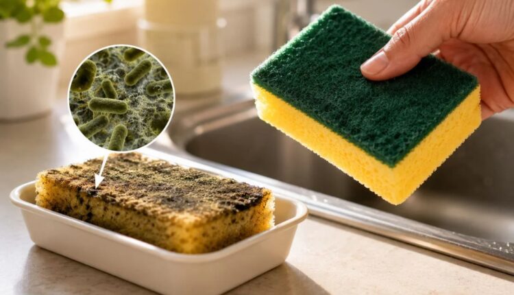kitchen sponge how often should you change it