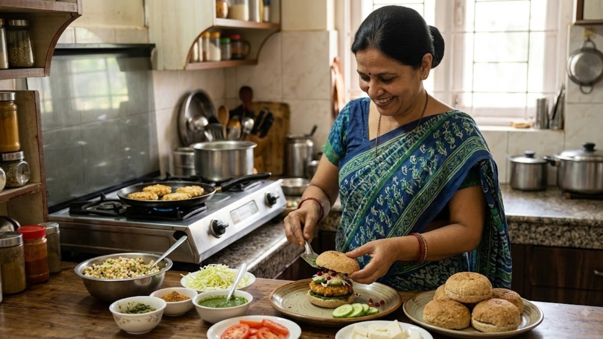 असा फ्रुट बर्गर बनवा असा फ्रुट बर्गर बनवा