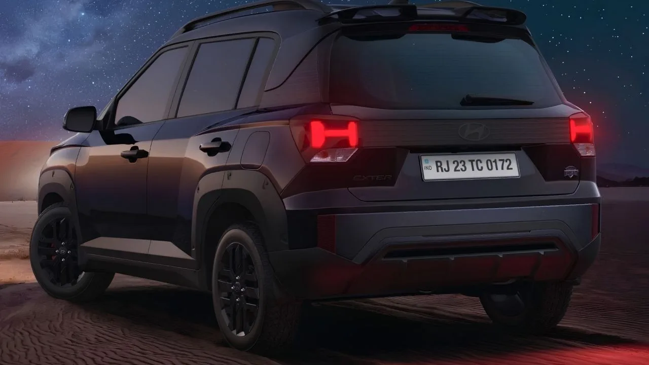 Hyundai Exter Knight Edition भारतात लाँच, पेट्रोल आणि CNG मध्ये उपलब्ध, येथे वैशिष्ट्ये 2 Hyundai Exter Knight Edition डिझाइन