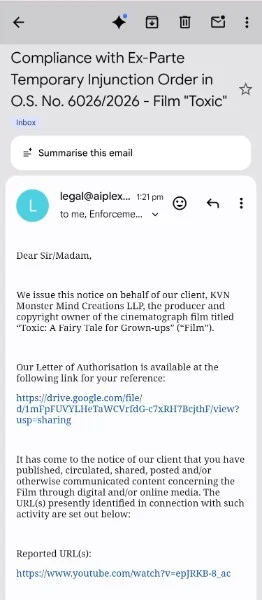 नकारात्मक विषारी पुनरावलोकनांवर YouTube वापरकर्त्यांना कायदेशीर सूचना मिळतात