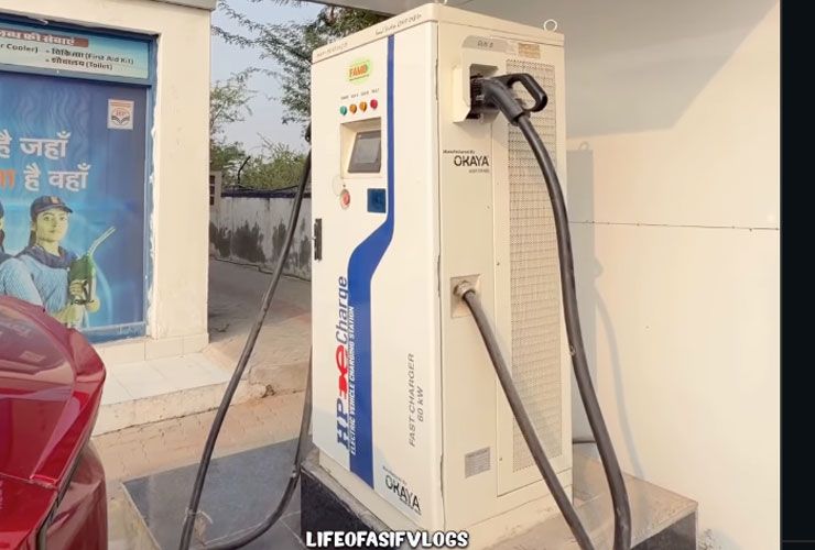 hp ev चार्जर चार्जिंग महिंद्रा be6 hp ev चार्जर चार्जिंग महिंद्रा be6