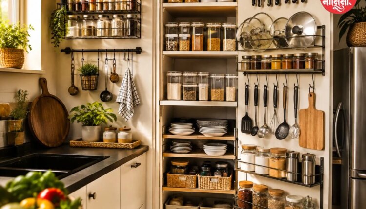 smart kitchen storage hacks for small kitchen