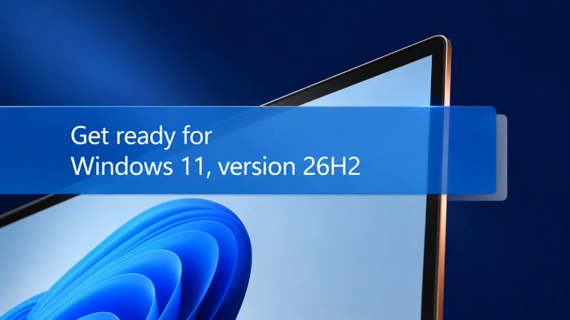 Windows 11 आवृत्ती 26H2 1 रिलीज करत आहे विंडोज 11 26H2