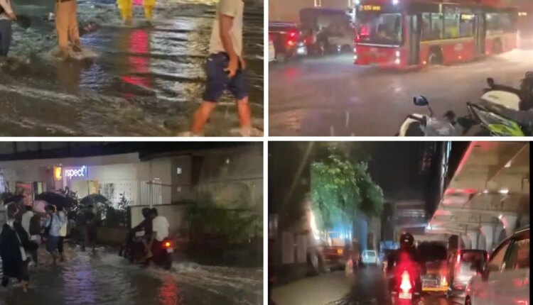 Many roads submerged, Andheri Subway submerged, heavy rainfall In mumbai, mumbai rain, मुंबईत मुसळधार पाऊस