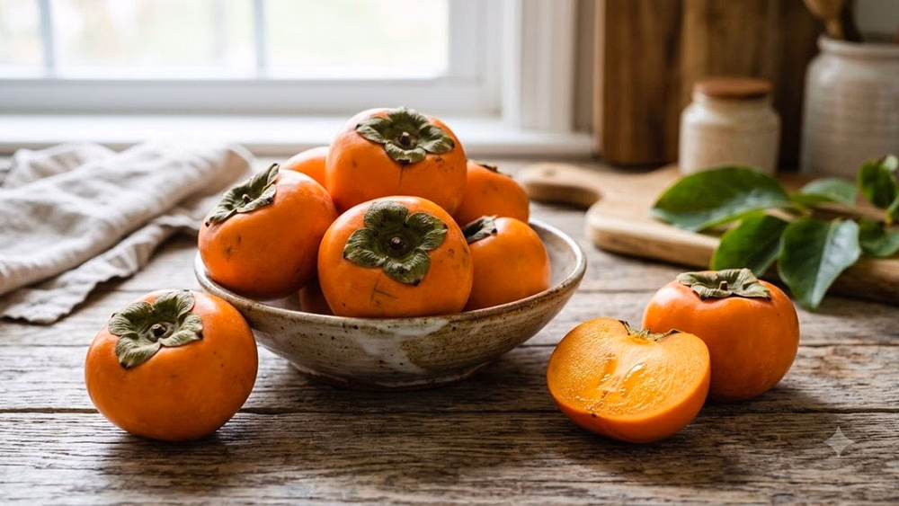 Fuyu Persimmon (जपान): हे जपानमधील अतिशय लोकप्रिय फळ आहे, ज्याची किंमत प्रति फळ $10 ते $20 आहे. हे चवीला गोड आणि सुगंधी आहे, आणि विशेष काळजीखाली घेतले जाते.