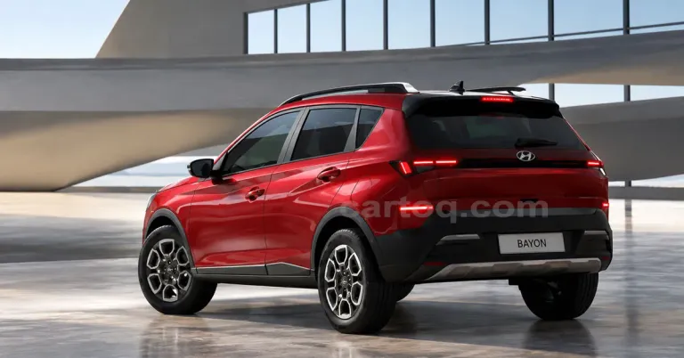 hyundai bayon मागील डिझाइन उघड hyundai bayon मागील डिझाइन उघड