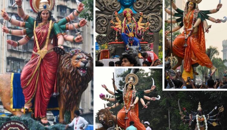 Ghatasthapana, devi idols arrival in Mumbai, mumbai navratrotsav, navratrotsav 2026
