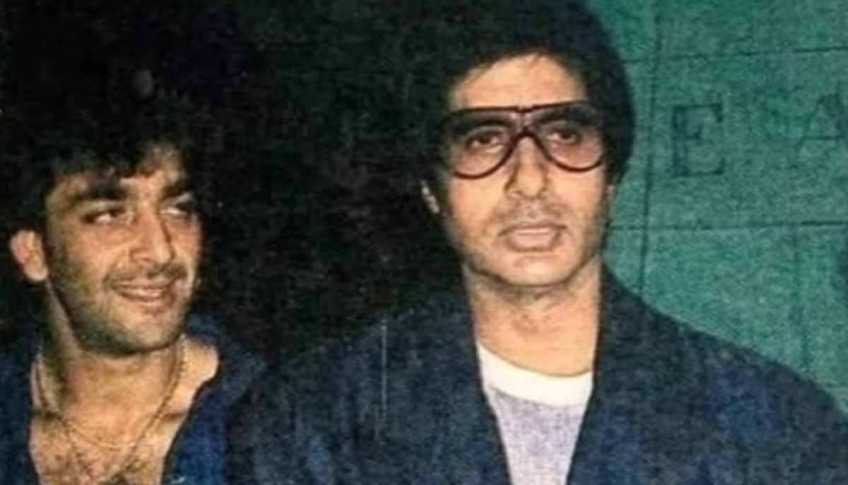 संजय दत्त आणि अमिताभ बच्चन.
