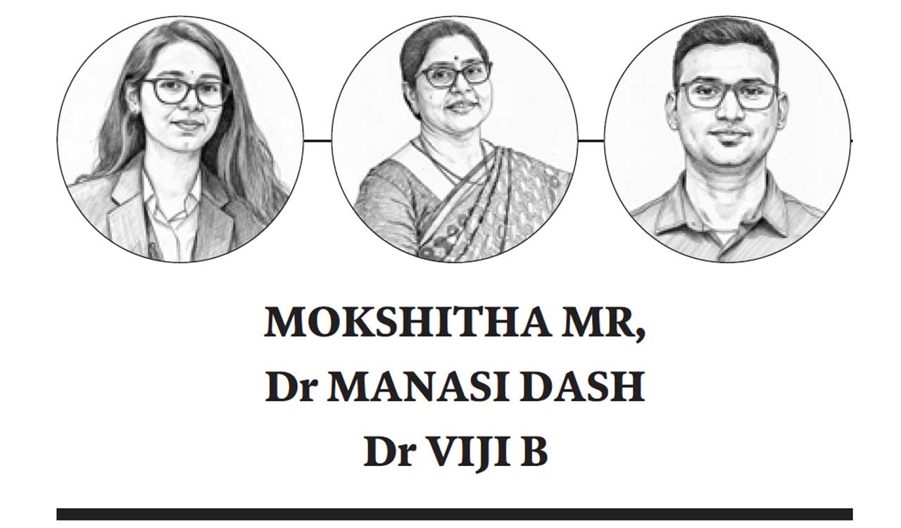 मोक्षिता एमआर, डॉ मानसी दाश, डॉ विजी बी