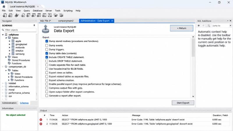 MySQL 8 MySQL