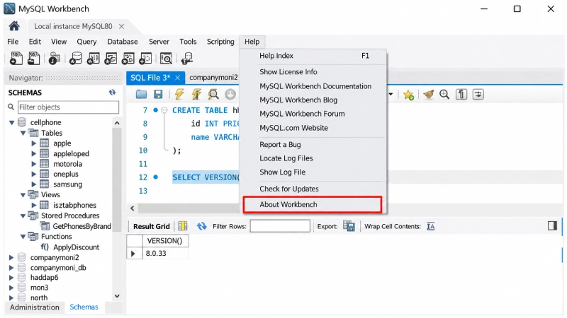 MySQL 4 MySQL