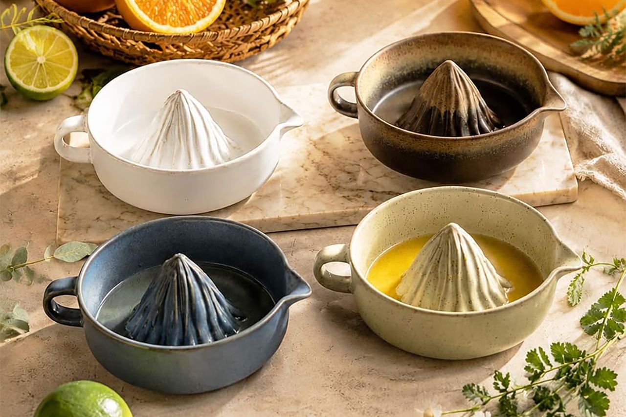 सिरॅमिक लिंबू स्क्विजर लिंबूवर्गीय ज्युसर रिमर क्रेडिट: ऍमेझॉन