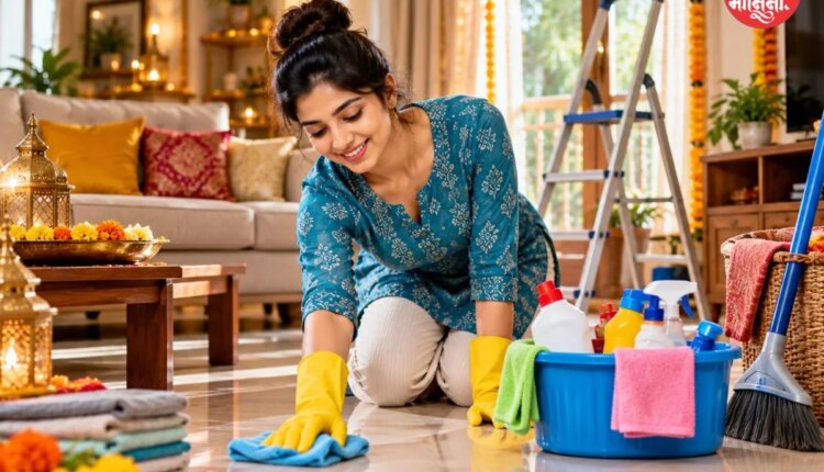 smart diwali cleaning tips time saving home cleaning